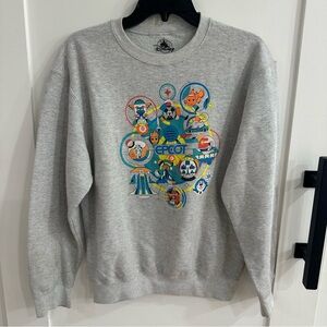 Disney Parks EPCOT Reimagined Icons Character Crewneck XL Groot Olaf Nemo Mickey
